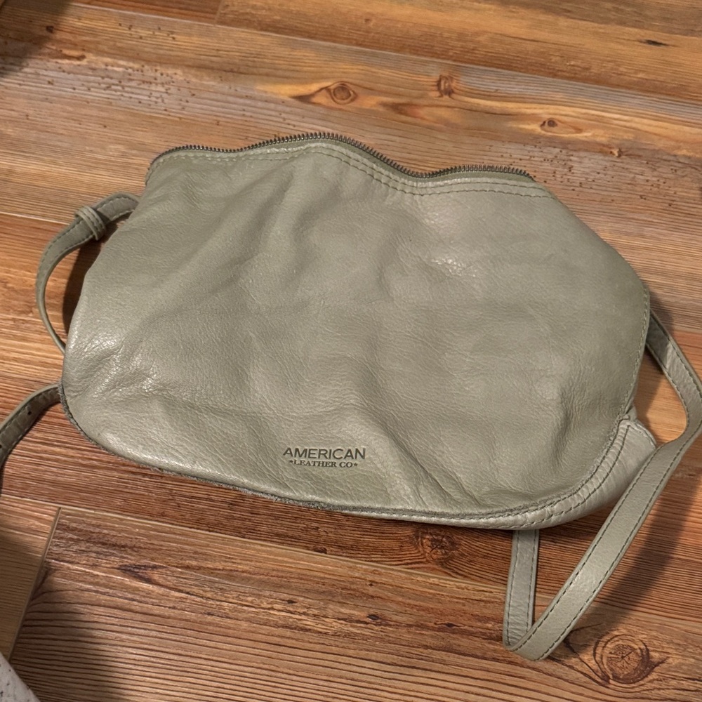 American Leather Co. Green Crossbody Bag
